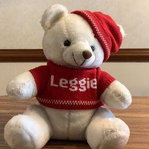 Large Vintage Holiday Bear